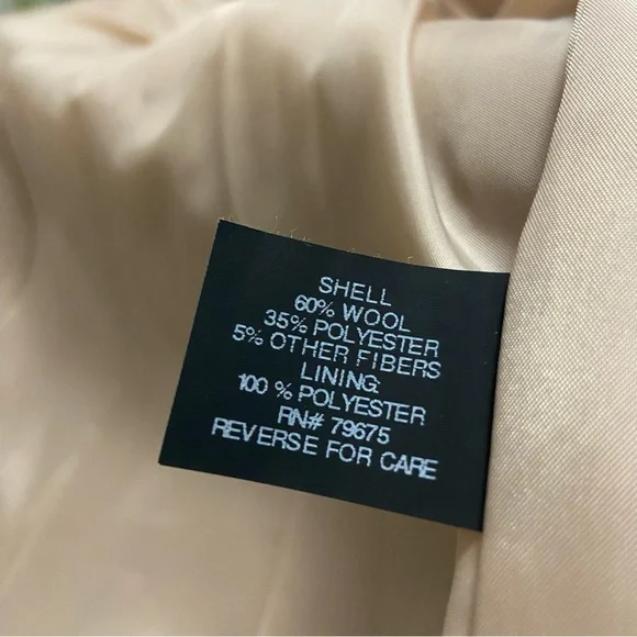 Anne Klein Women’s Classic Double Breasted Coat Oatmeal